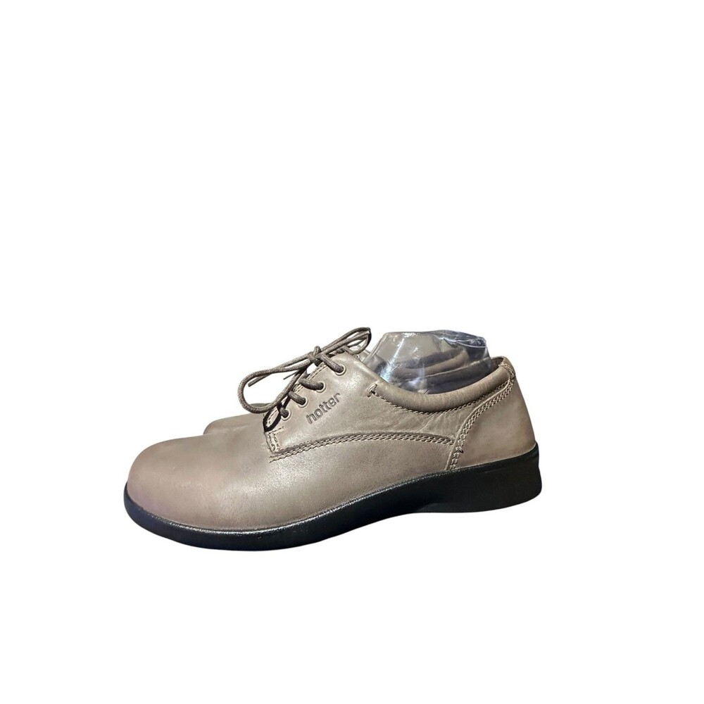 Hotter Tone Comfort Concepts Taupe Lace Up Shoe Women's 9.5 Walking Standing